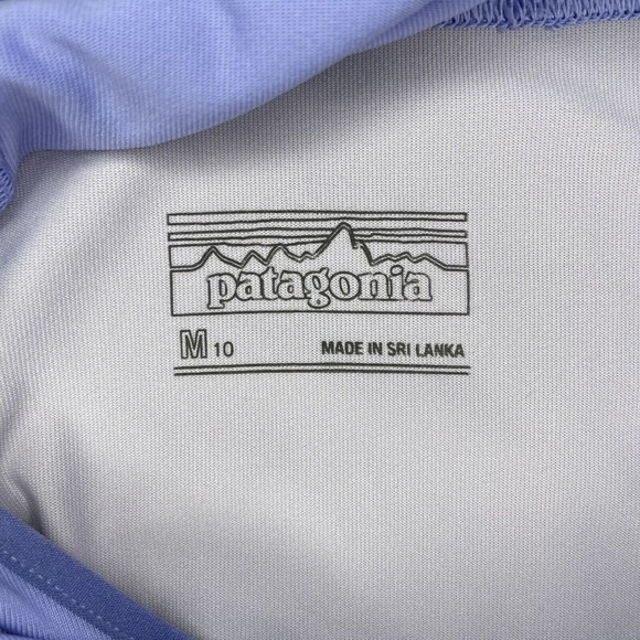 Patagonia Girl’s 10 / Medium Capilene Silkweight Hoodie Base Layer Lavender - Picture 2 of 9